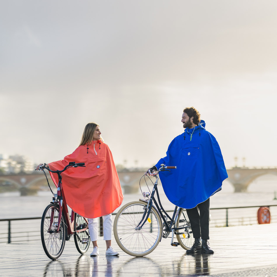 Poncho de pluie vélo ENFANT, 5 coloris - Le temps des Grenouilles