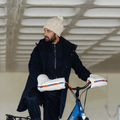 manchons blanc pour vélo