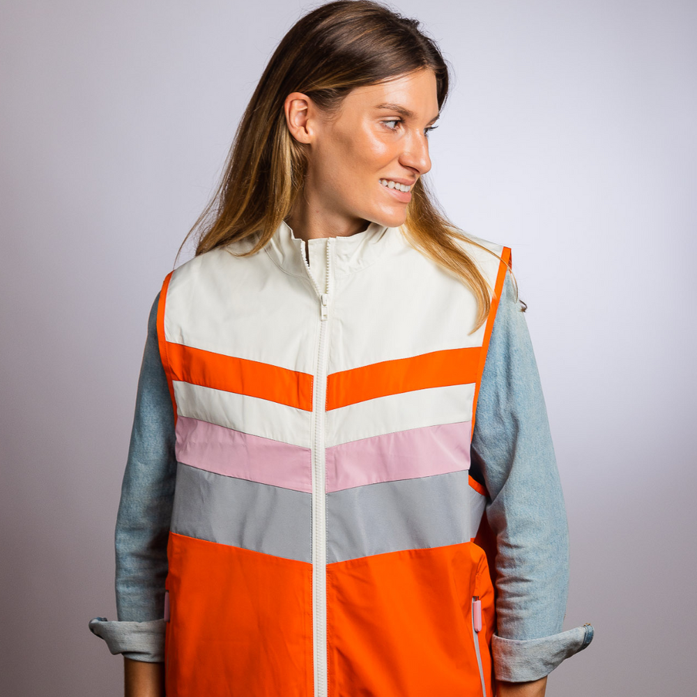 
                      
                        Veste réfléchissante - Polyester 100% recyclé
                      
                    