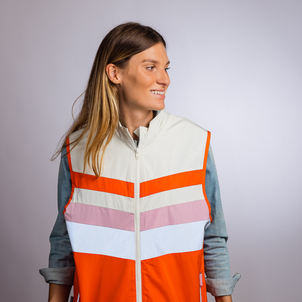 
                      
                        Veste réfléchissante - Polyester 100% recyclé
                      
                    