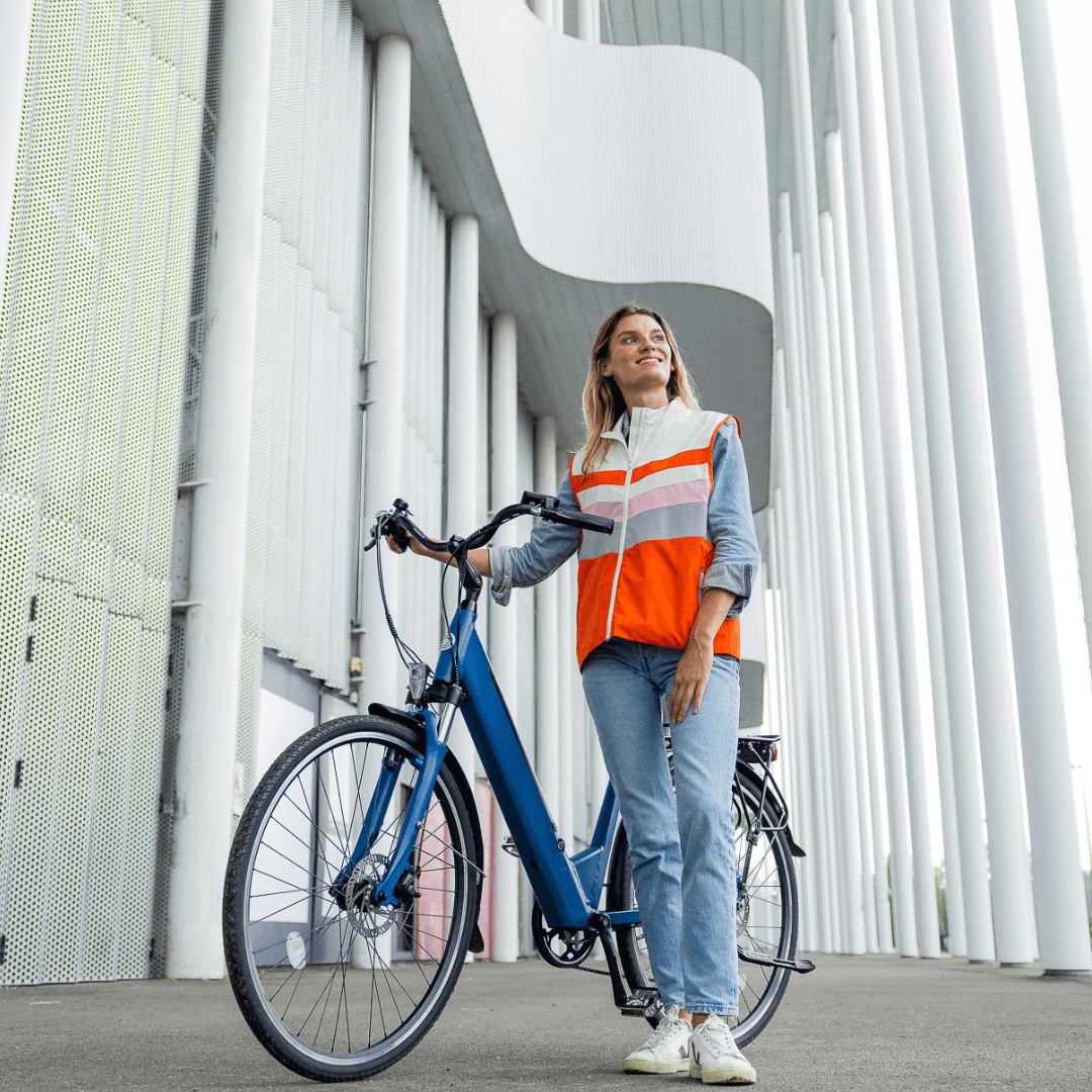 gilet réfléchissant orange
