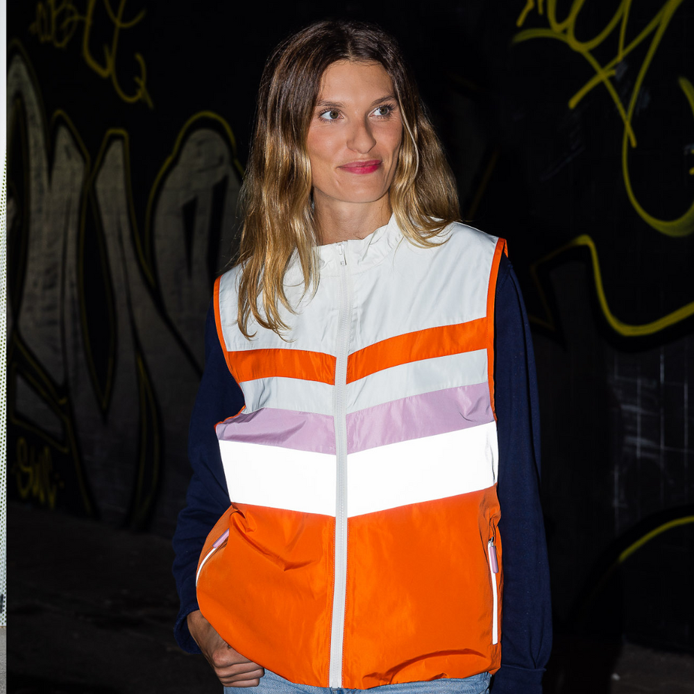 
                      
                        Veste réfléchissante - Polyester 100% recyclé
                      
                    