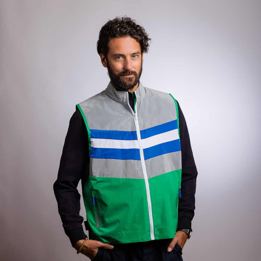 
                      
                        Veste réfléchissante - Polyester 100% recyclé
                      
                    