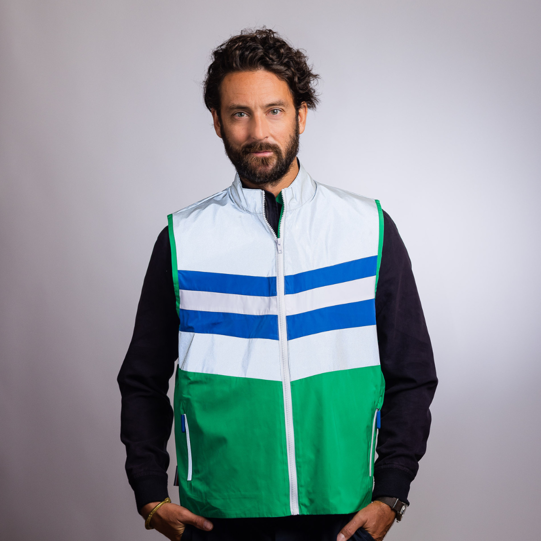 Veste reflechissante Polyester 100 recycle