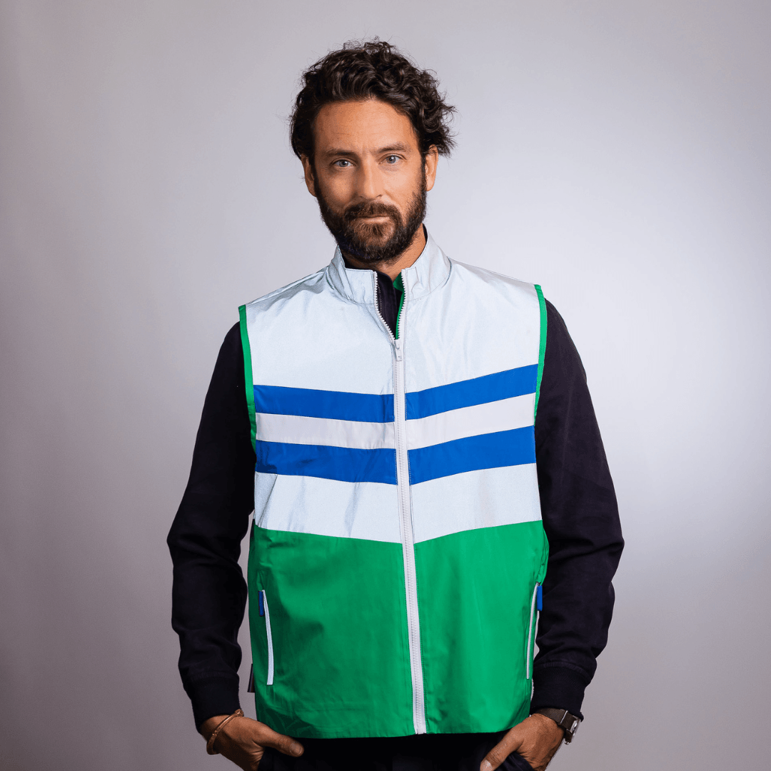gilet réfléchissant vert