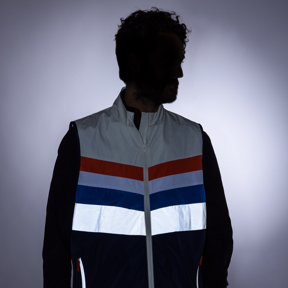 
                      
                        Veste réfléchissante - Polyester 100% recyclé
                      
                    