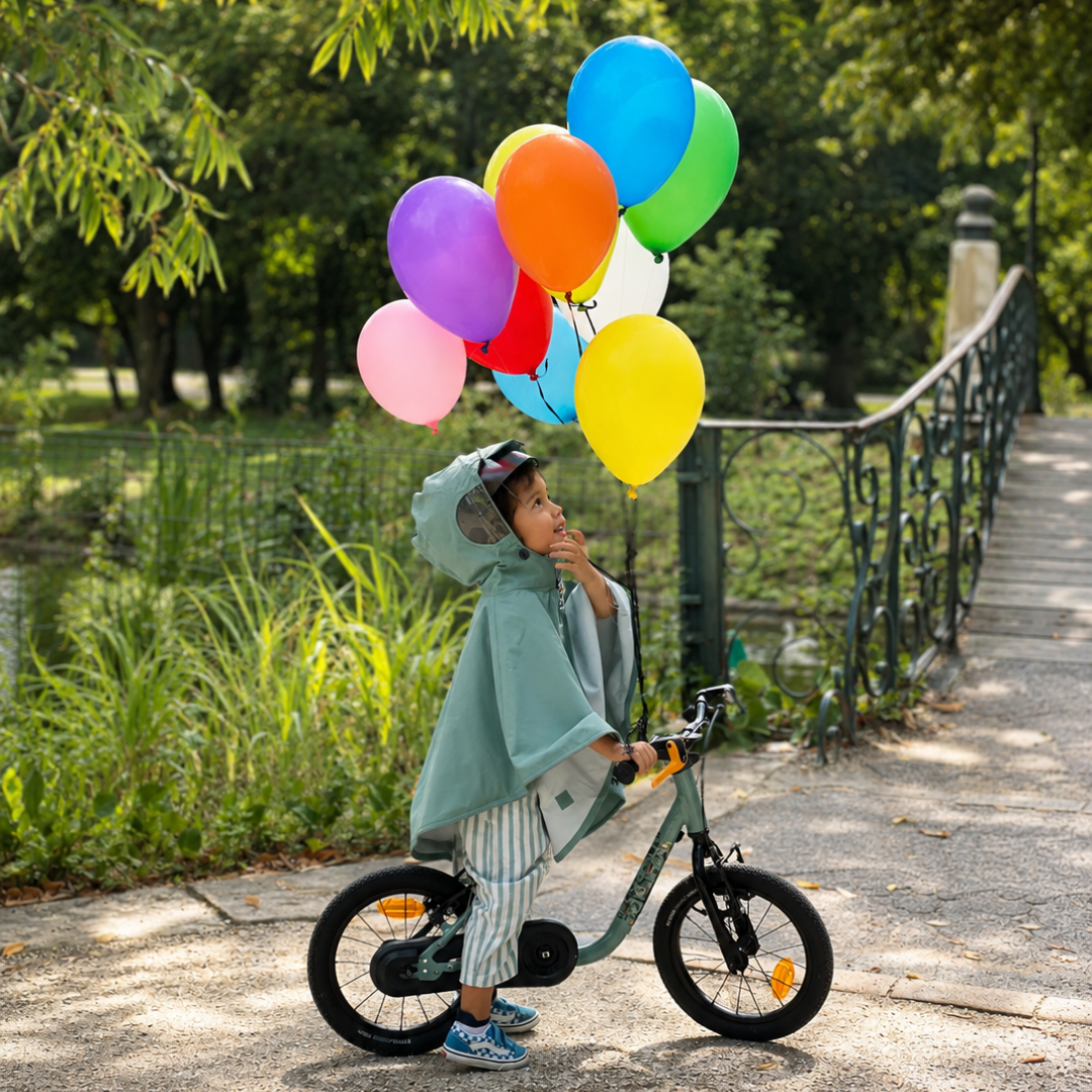 Cape de pluie enfant en polyester recyclé