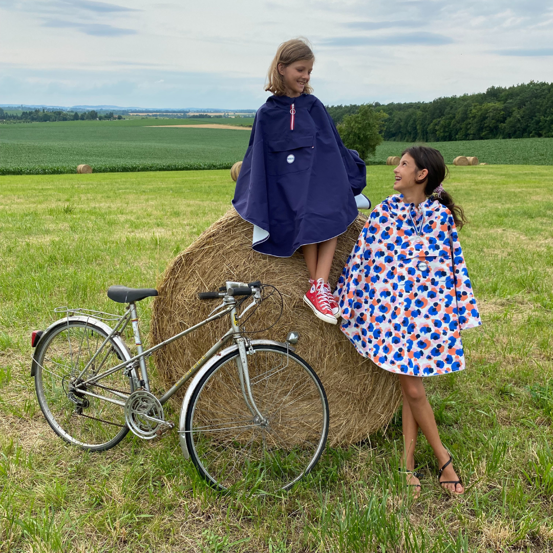 Cape de pluie enfant en polyester recyclé