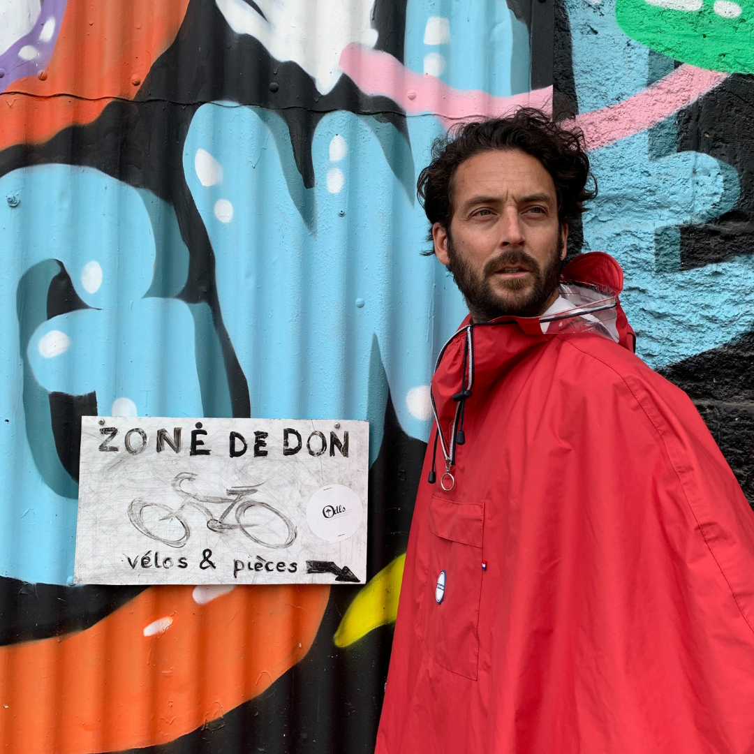 Cape de pluie vélo - Polyester 100% recyclé - Cap Horn