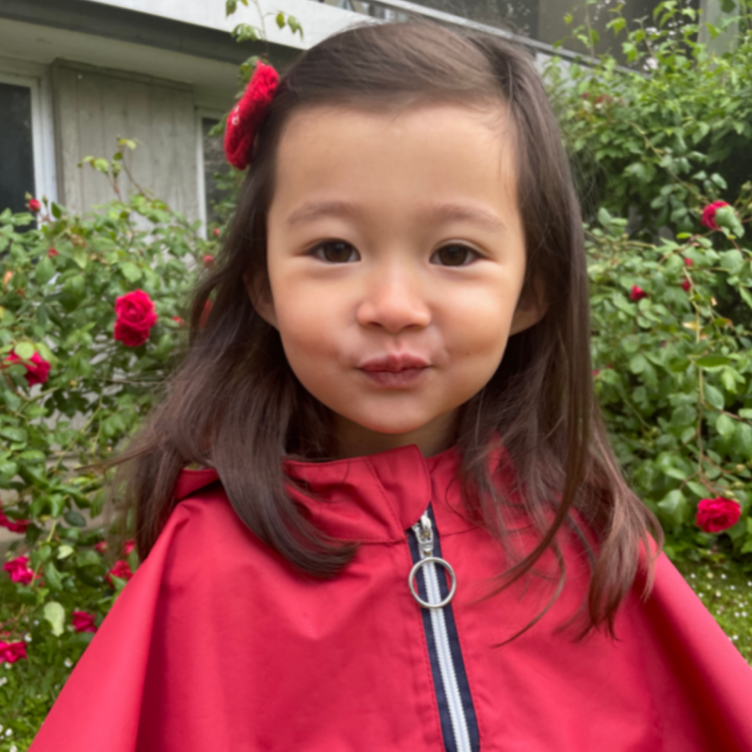 Cape de pluie enfant en polyester recyclé