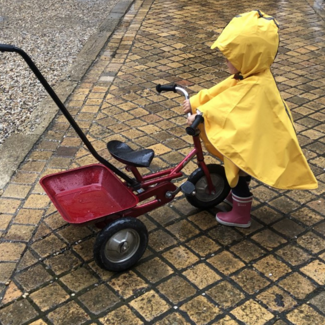Cape de pluie enfant en polyester recyclé